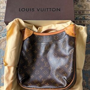 Louis Vuitton Brown and Tan Monogram Bag